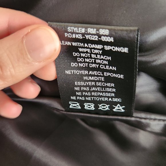 NWT Rebecca Minkoff Black Faux Leather Jacket - Picture 7 of 10